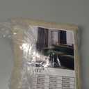 LAMIT Linen Curtains 63 Inch for Bedroom, Light Filtering Neutral Semi Sheer Window Curtains Back Tab and Rod Pocket Living Room Panels, 2 Panels, Linen, 60 x 63 Inch