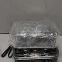 Annie & Mia Design Stainless Steel Electric Rapid Egg Cooker, 8 Egg Capacity 500W, Soft/Medium/Hard Boiled Egg Boiler Poacher Steamer Omelet Maker, Knob Auto Shut-Off, with Recipe Guide Book (Black)