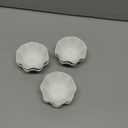 1.6 oz Porcelain Pinch Bowls, Set of 6 Wavy Small Bowls for Sauces, Dippings, Charcuterie, Condiments, Snacks