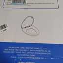 Toilet Seat Elongated, Slow Close Hinges, Four Non-Slip Bumpers, Easy to Install and Clean, Durable Plastic, White Two Sets of Mounting Parts Included