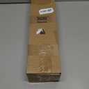 Nickel Wrap Around Curtain Rods:Blackout Heavy Duty Adjustable Window Curtain Rod for Bedroom Kitchen,Modern Decorative Curved French Metal Single Drapery Rod Easy Install,Satin Nickel 36-72"