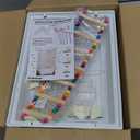 Basic Bird Cage, 24.8inch Parrot Cage (24.8" x 14.6" x 11"),Bird Cage with Ladder, Horizontal Bar, 2 Feeders, and Swing