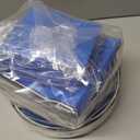 Gatherfun Graduation decorations 2026 Graduation Plates and Napkins Blue Disposable Paper Plates Luncheon Napkins Cocktail Napkins for Congrats Grad Party Decorations, Serve 50