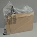 JIUYOTREE Metal Clothing Rack with Wheels, 43.3 Inches Rolling Clothes Garment Coat Rack with Bottom Shelf, Clothing Rack for Hanging Clothes, Coats, Skirts, Shirts, Sweaters, Black