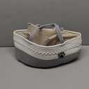 Geyecete pet supply organizer Pet Grooming Tote Dog Grooming Supplies Organizer,Cotton Rope pet Handheld Basket dog Diaper Storage Basket Handbag