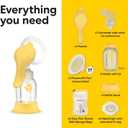 Medela Harmony Manual Breast Pump, Compact Swiss Design with PersonalFit Flex Shields and Medela's 2-Phase Expression Technology