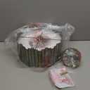 Antique Brass Ceiling Light Fixture in Drum Shape, 12.5 Semi Flush Mount Stained Tiffany Lamp with Mable Green Glass, 3 Light Round Ceiling Hanging Lighting for Foyer Hallway Bedroom Kitchen