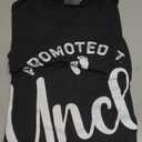 Promoted to Uncle 2026 Soon to Be Uncle First Time Uncle T-Shirt, S