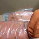 Zzlpp Twin Comforter Set 5 Pieces, Burnt Orange Seersucker Bed in a Bag with Comforter and Sheets, Lightweight Bedding Sets with 1 Comforter, 1 Pillow Sham, 1 Pillowcase, 1 Flat Sheet, 1 Fitted Sheet Burnt Orange, Twin