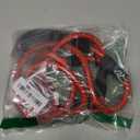 Taglory Rope Dog Leash 6 FT with Comfortable Padded Handle, Highly Reflective Threads Leash and Anti-Tangle Clip for Walking Medium Large Dogs, 1/2 inch, Red