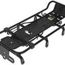 Bicycle luggage rack Bicycle Racks Cycling MTB Aluminum Alloy Bicycle Carrier Rear Luggage Rack Shelf Bracket for Disc Brake/V-brake Bike Black
