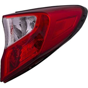 HEADLIGHTSDEPOT Tail Light Compatible With 2018-2022 Toyota C-HR Right Passenger Outer Tail Lamp
