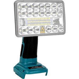 Work Light for Makita 18v Battery, 18w Flashlight, 2000LM Portable Flood Light with USB-A Port for Jobsite, Camping, Car Repairing, Garage, Power Outages
