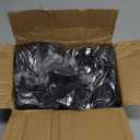 24 PCS Balloon Weights Metallic Anchor, Balloon Holder Heavy Weights with 1 Roll Black Crimped Ribbon for Balloons Table Party Favor Birthday Decor(Black)