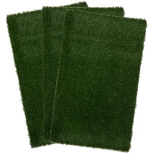 PETMAKER Artificial Grass Pee Pads for Dogs, 3 Pack, 44” x 26.5”