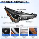 JFN LED Headlight Compatible with 2020-2022 Corolla L LE (Passenger Side (Right))