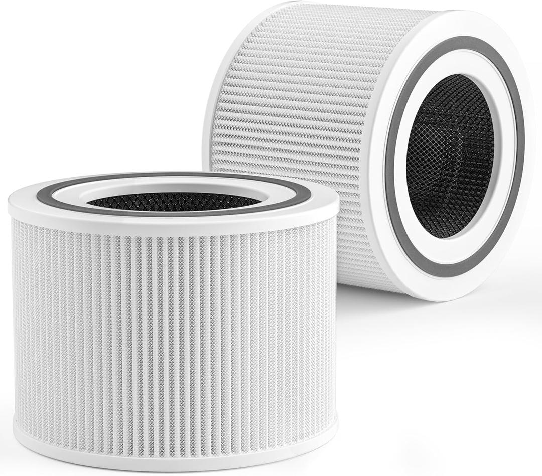 240 True HEPA Replacement Filters - Compatible with Puroair 240 Air Purifier, 3-in-1 Air Purifier Filter Replacement, HP-14, 2-Pack (White)