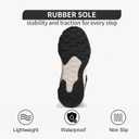 NEOTO Snow Boots for Womens Lightweight Insulated Faux Fur Winter Ankle Booties Ladies Comfortable Outdoor Shoes (9, Black)