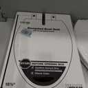 KOHLER 4636-RL-0 Cachet ReadyLatch Elongated Slow Close Toilet Seat, Soft Close Toilet Seat Quiet Lid, Contoured Grip-Tight Bumpers Installation Hardware, Apartment Essentials, White