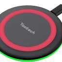 Yootech Wireless Charger,10W Max Wireless Charging Pad Compatible with iPhone 17/17 Pro/17 Pro Max/Air/16/15/14/13/SE 2022/12/11,Samsung Galaxy S25/S24/S23,for AirPods Pro 3(No AC Adapter)