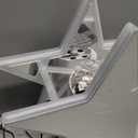 Christmas Tree Topper with 6 Projection Modes, Christmas Star Tree Topper with Built-in Rotating Projector, 104 LED Warm Lights 3D Tunnel Dynamic Lighting Effect Christmas Tree Decoration