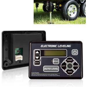 421484 RV Auto-Level Touchpad - Direct Fit Replacement for Lippert Systems & Ground Control TT | Easy Setup for 5th Wheel, Trailer Leveling Jacks