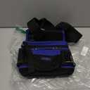 Tool Belt,Magnetic Tool Pouch,14-Pockets Tool Belts for Men,Detachable & Adjustable Tool Pouch belt for Electrician,Carpenter,Construction,Work Apron,Utility Belt,Black-Blue