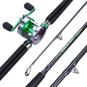 Sougayilang Catfish & Saltwater Surf Combo – 2-Piece Medium Heavy Casting Rod with Conventional Reel, 6+1 Bearings, Aluminum Uplock Seat for Catfish, Salmon, Striper, Bluefish(7'/7'6''/8'), 8'0''-400 left hand