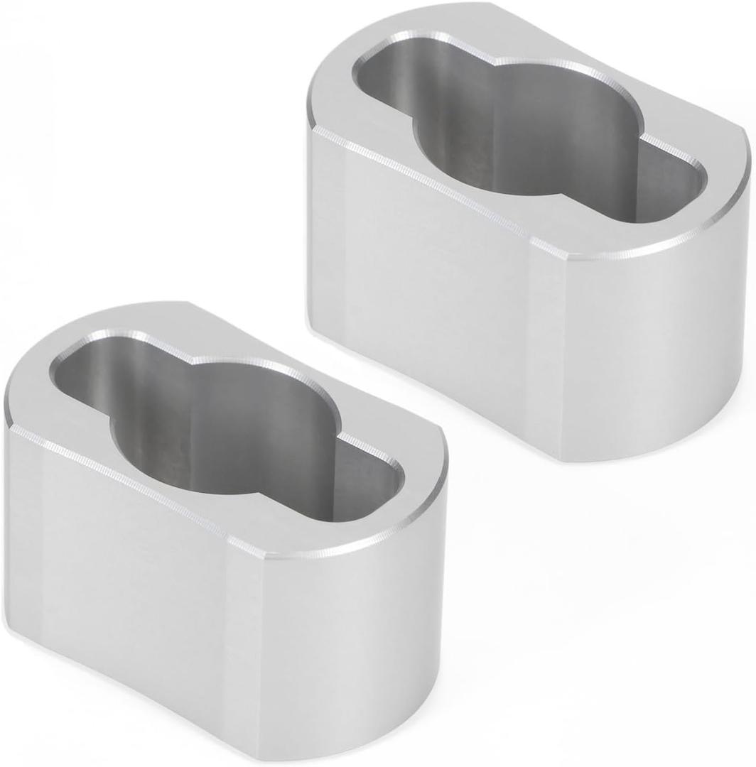 2 Pieces Aluminum Tailgate Hinge Bushing Compatible with Nissan Titan 2005-2024, Replace 93470-ZH000 93470-9FV3A Bushing (Rear Left & Right Side)