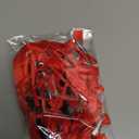 Mini Hair Bows for Women Girls Cute Hair Clips Small Alligator Long Tail Hair Ribbon Accessories -3 Styles -22P - Red (1 Count (Pack of 22))