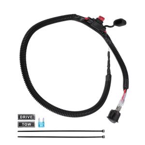60cm Universal Automotive Switched Fuse Bypass Kit/Fuse Bypass Switch/Durable / 1 pcs Black (27.76")
