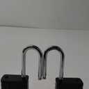 2 Pack 2.3in Long Shackle Combination Padlock [One-Touch Unlocking], Diyife Large Heavy Duty Outdoor Padlock Design of Hidden Password, High Security for Locker, Gym, Garden, Fences, Garage, Black
