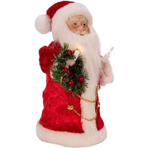 Kurt Adler 10-Inch UL 10-Light Santa Treetop