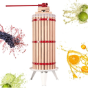 YUDA Upgraded 7.9 Gallon (30L) Manual Fruit Wine Press with 12 Blocks 100% Nature Oak, Cider Apple Grape Berries Crusher Juice Maker