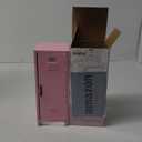 Mini Locker with Lock & Keys, Metal Small Locker for Desktop, Girls Lockbox Desktop Storage Organizer, Money Safe and Cash Lock Box for Girls Safe (Pink)