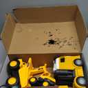 Toddler Boy Toys for Ages 3 4 5 6 7 8 Years Old, 25" Large Construction Carrier Truck Toy Excavator and Dump Truck, Friction Powered Vehicle with Lights & Sounds, Birthday Gift for Boys Girls