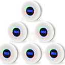 6Pack Upgraded Interlinked Smoke Carbon Monoxide Detector, Battery Powered&Wireless Interconnected Smoke and CO Alarm, Transmission Range of Over 820 ft (Includes Battery)