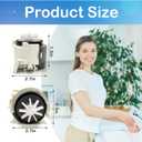 DD31-00016A Dishwasher Drain Pump Replacement for Samsung - Fix Leaking, Draining Issues & Noise, Corrosion-Resistant Brass Motor (Compatible with DW80/DW60, AP5917178/PS606350)