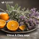 2 x FULUUU Sage Scented Candles for Home - Natural Soy Candles | Best Friend Birthday Gifts | Christmas Gifts for Women Men | 7oz 40 Hours Burn Time