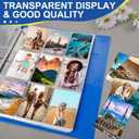 7200 Pockets Card Sleeves Binder Sheets, 9 Pocket Card Sleeves for 3 Ring Binder, Trading Cards Sleeves Fit for Baseball, Football, Game, Business Cards(400 Pages)