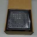 Ceruleanix 6 Inch Square Shower Floor Drain, Matte Black SUS304 Steel, Removable Hair Catcher Grate with ABS Flange, High Flow Anti-Clog & Odor Prevention, Includes Cleaning Tweezer