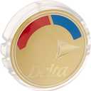 Delta Faucet RP20542PB Hot/Cold Indicator Button for 13/14 Series, Polished Brass