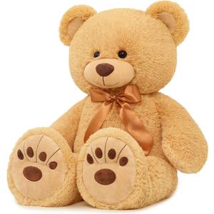 MorisMos 36in Giant Teddy Bear Stuffed Animal, Big Soft Teddy Bear Plush, Cuddly Large Bear Gift for Women, Girls, Boys Birthday, Christmas, Baby Shower