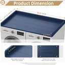 No-Installation HDPE Washer Dryer Countertop, Washer and Dryer Topper Covers for The Top, Laundry Countertop Laundry Room Organization No Water Leakage Navy Blue, 24" x 18" x 12"