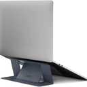 MOFT Laptop Stand for Desk, Stick-On Computer Stand with Dual-Angle, Ergonomic Laptop Riser Holder for Travel, Foldable & Portable MacBook Stand Fits 11.6"-16" Laptops, Starry Grey