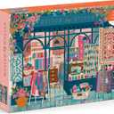 Galison Stitch by Stitch  1000 Piece Puzzle Fun and Challenging Activity with Bright and Bold Quilting and Crafting Themed Storefront Artwork for Adults and Families