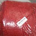 Smiry Bathroom Rugs Set 2 Piece, Soft Absorbent Chenille Bath Mat and U-Shaped Toilet Rug Set, Non Slip Shaggy Bath Carpet for Tub, Shower and Floor (24x16+24x20, Red)