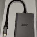 Acer 4-in-1 USB C Hub, Type C to Dual HDMI Adapter 4K@60Hz, HDMI Splitter for Dual Monitors with 100W PD Port, USB 3.0, Dual Monitor Adapter Compatible with Acer, Dell XPS, HP, MacBook Neo/Air/Pro