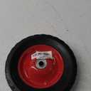 Shepherd 9594 Semi Pneumatic Sawtooth Tread Replacement Wheels (8-inch, Ball Bearings)