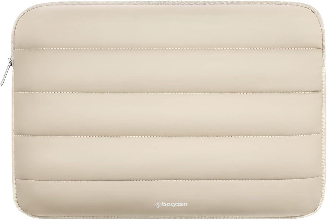 Laptop Sleeve Bag, 13 13.3 Inch Laptop Sleeve Protective Sleeve for MacBook Air Pro M2/M1, MacBook Pro 14, iPad Pro 12.9, HP, Dell, Lenovo, Asus Notebook (Apricot yellow)